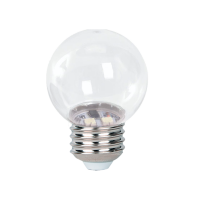 Лампа PLED-ECO-G45 E27 3W 2700K прозрачная (для гирл.BELT Light)