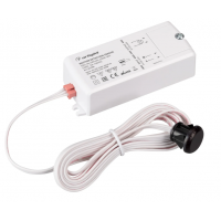 Инфракрасный выключатель SR2-IN-S87x35-200W-WH 230V,5A HAND зона срабат.80мм(блок+датчик,провод1.5м)