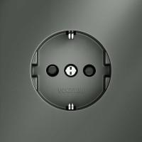 Розетка 1м, с/з с/ш, 16А (титан) S70 VOLTUM Розетка 1м, с/з с/ш, 16А (титан) S70 VOLTUM
