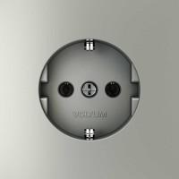 Розетка 1м, с/з б/ш, 16А (сталь) S70 VOLTUM Розетка 1м, с/з б/ш, 16А (сталь) S70 VOLTUM