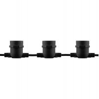 Гирлянда BELT Light  13м. 20*Е27 черный шнур 3м IP65 Feron (CL50-13)