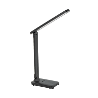 UL609 (черный. Светильник настольный 9Вт LED со встр. аккумулятором,регул. уровня яркости и температ