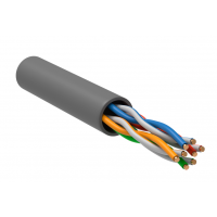 Кабель связи витая пара U/UTP 4х2х24AWG CAT5е solid (внутр.прокладка),ИЭК РФ\Т Кабель связи витая пара U/UTP 4х2х24AWG CAT5е solid (внутр.прокладка),ИЭК РФ\Т