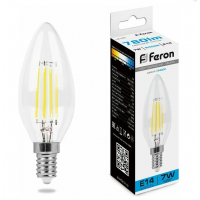 Лампа светодиод.С35 LED 7W 230V E14 6400К 780lm, LB-66 270гр филамент свеча, лампочка Лампа светодиод.С35 LED 7W 230V E14 6400К 780lm, LB-66 270гр филамент свеча, лампочка