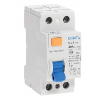 УЗО ВДТ NL1-63 2P 40A 30mA 6kA, AC(DB) Chint 200213