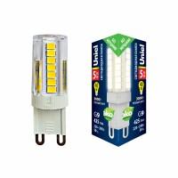 Лампа светодиод.LED G9 5W 220v 3000K 425lm 16*50 GLZ09TR, лампочка