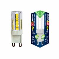 Лампа светодиод.LED G9 5W 220v 4000K 425lm 16*50 GLZ09TR, лампочка