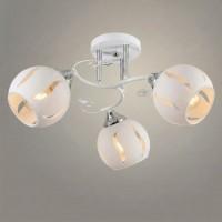 Люстра 11290-8/3 белый/хром (Плафон 32856) НПБ 01-3х60-213 Е27 3x60W Е27, 1005405522