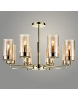 Люстра 210824/8P GD золото 8х40W E14 d650 h420, XLD22 Люстра 210824/8P GD золото 8х40W E14 d650 h420, XLD22