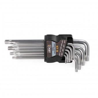 Набор ключей TORX КТ-9 (Т10-Т50) серия KBT-PROFESSIONAL (КВТ) Набор ключей TORX КТ-9 (Т10-Т50) серия KBT-PROFESSIONAL (КВТ)