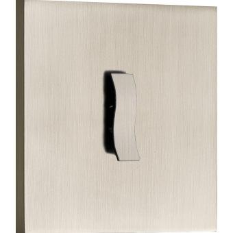 Переключатель на 1 тумб. (кл. Wave), 10AX 250V. Никель  серия DT, Donel N96