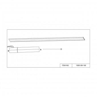 1000-DB-100 Блок питания для магнит.шинопровода 100W 42V IP20 (327*32*30)