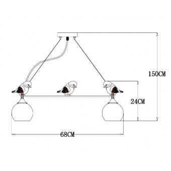 A2150SP-5WG Светильник подвесной