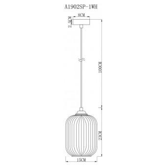 A1902SP-1WH Светильник подвесной